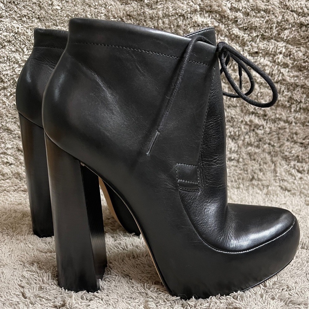 Alexander Wang Constance Black Platform Boots - image 1